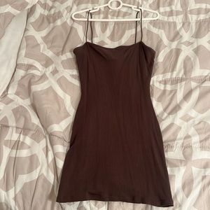 Windsor brown bodycon mini dress